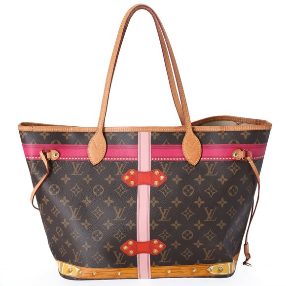 Louis Vuitton Neverfull MM Summer Trunk Tote Bag M41390 Canvas - Picture 4 of 8